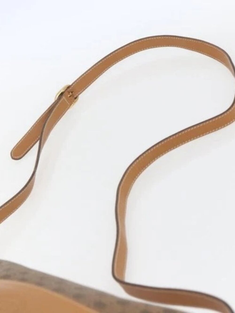 GUCCI Micro GG Supreme Shoulder Bag PVC Beige Gold 001 14 0412 Auth ki6283 - Picture 8 of 16